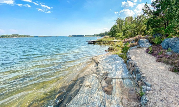 Gamleby House | Spend relaxing vacations in this cozy cottage with sea view.