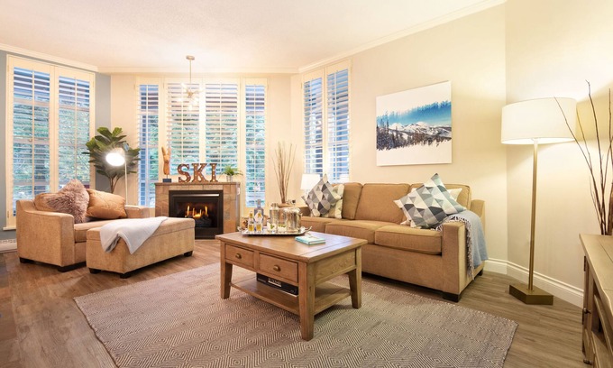 Blackcomb Condo | Sprawling Corner Condo, Amazing 1st floor deck, Ski in/out, Sleeps 4