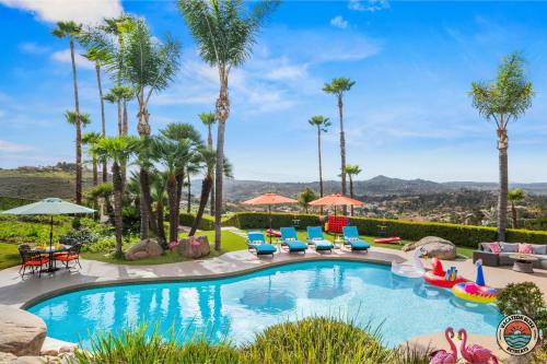 Rancho San Diego House | Sprawling Hilltop Retreat- Pool, Views, Sleeps 30!