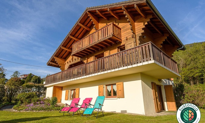 Saint-Jorioz House | ST JORIOZ - Cosy Chalet sur les hauteurs, vue lac