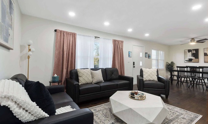 New Century House | Stay & Relax|4 BR home|Private Parking+Pool Table