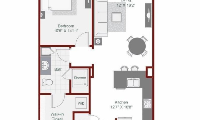 Huntersville Condo | StaysByWalker 1BR - KingBed! Gym/Pool/HotTub/Sauna