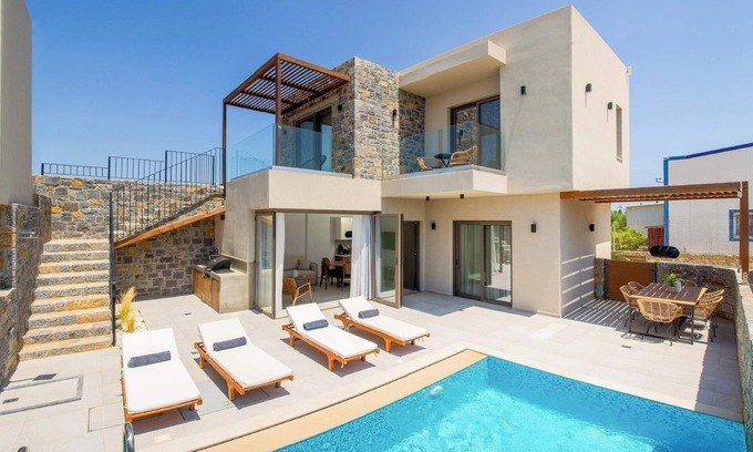 Anopolis Villa | Stefi Deluxe Villas - Iris Private Pool Retreat