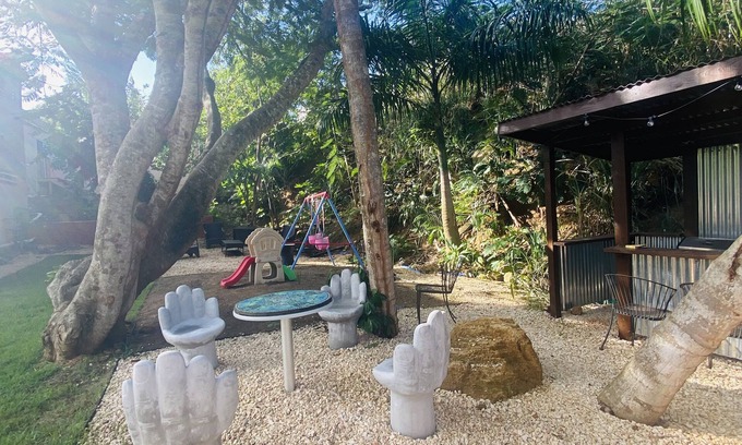 Espinosa Cottage | Step to the 🏖 private pool and game room 🎱a really spacious and unique house.
