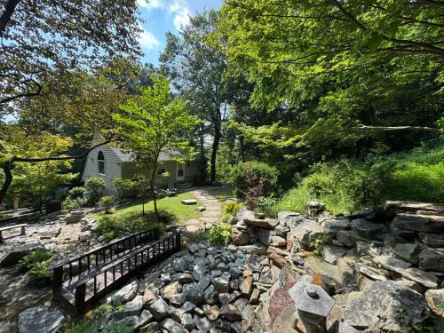 Tuscarora House | Stone Leaf Farm Private Nature Retreat with Pool, Waterfalls, Orchards & Gardens