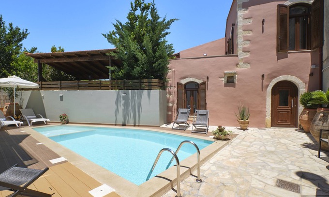 Melidoni Villa | Stone Villa with 22m2 Swimming pool-BBQ!
