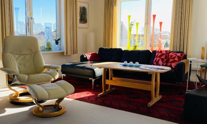 Sejerslev Apartment | Stor lys lejlighed på Nordmors
