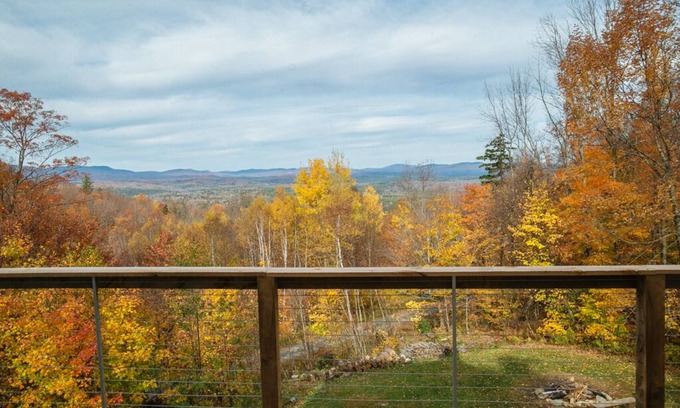 Stratton Mountain House | Stratton VT w/views, stunning 26ft Fireplace, and just 5 min to base