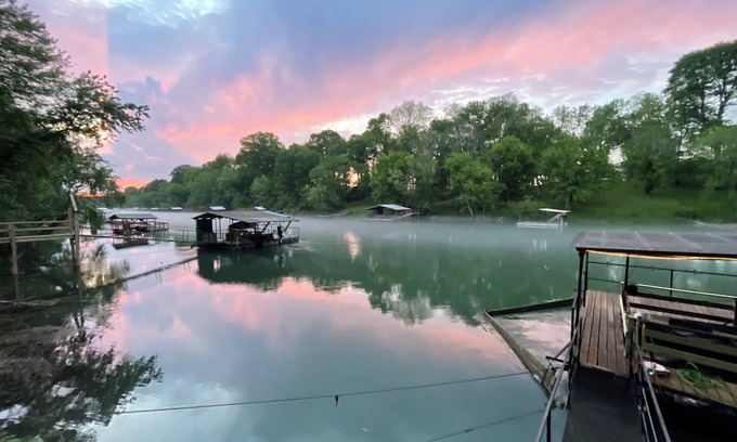Wilburn House | Stream Come True on Little Red River w/Dock Upstream from Trophy Fishing