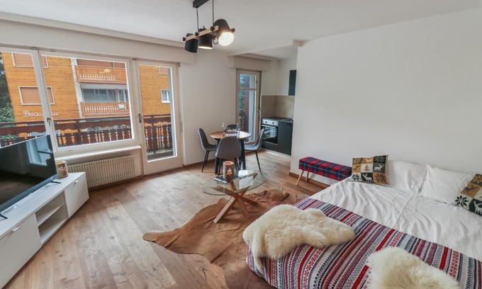 Noes Apartment | Studio élégant au coeur de Crans