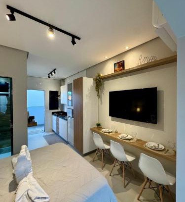 Jardim Palmeiras Apartment | Studio Aconchegante com Carregador de Carro Elétrico na Garagem
