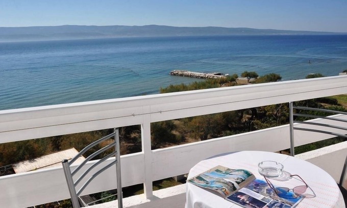 Omis Apartment | Studio apartment in Duće with Seaview, Balcony, Air condition, WIFI (3425-6)