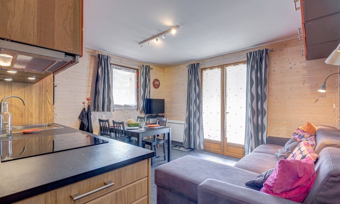 Crest-Voland Apartment | Studio Cornaline - Studio aux pieds des pistes