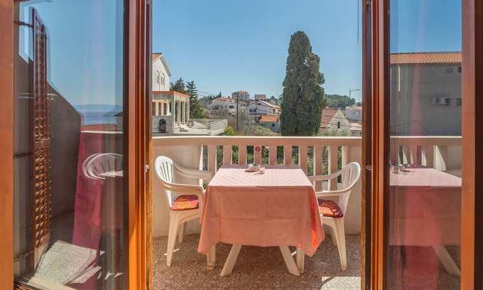 Sumartin Apartment | Studio flat with balcony and sea view Sumartin, Brač (AS-13285-a)