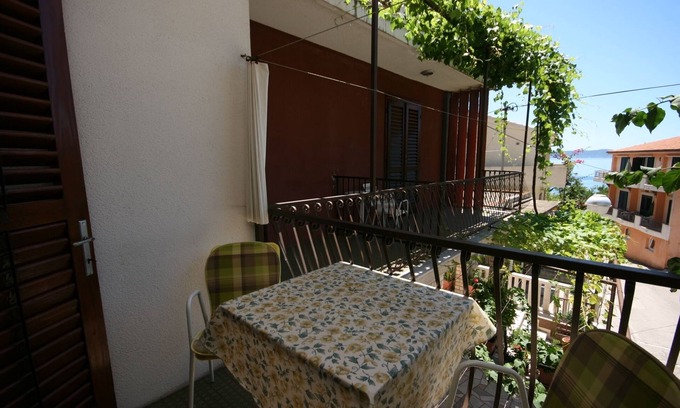 Podgora Apartment | Studio flat with balcony and sea view Podgora, Makarska (AS-6683-a)