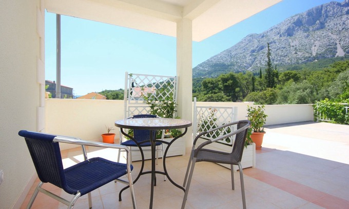 Orebic Apartment | Studio flat with terrace Orebić, Pelješac (AS-10423-b)