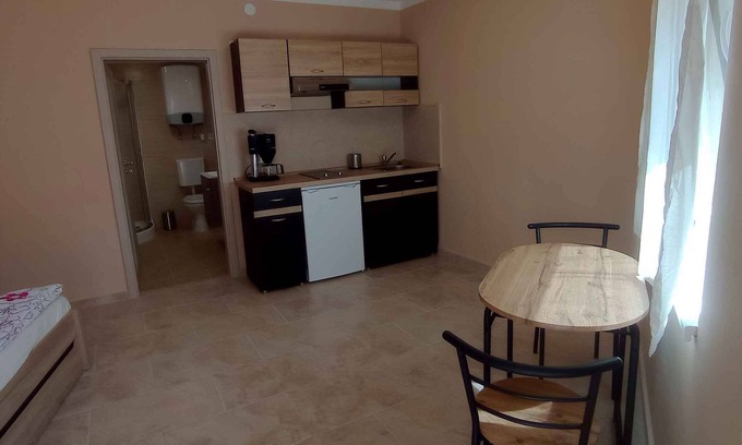 Balatonlelle Apartment | Studio for 2 people with air conditioning in the city center