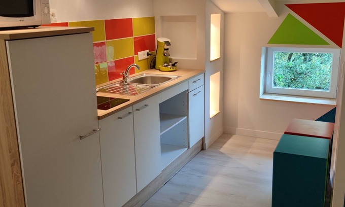 Saint-Christol-Les-Ales Apartment | Studio Harlequin, very colorful ideal for young people.