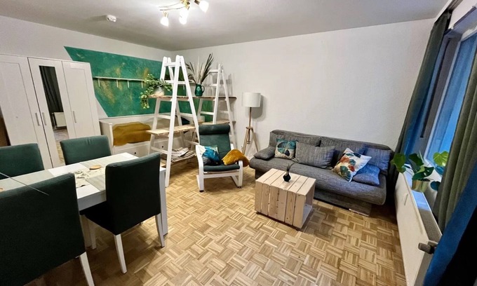 List Apartment | Studio 'Kleine Oase Am Mittellandkanal' with Private Terrace and Wi-Fi