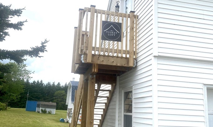 Tusket Apartment | Studio loft overlooking quaint village of Tusket.