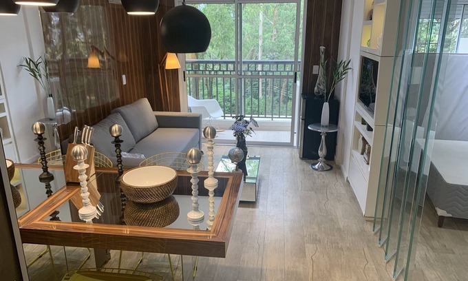 Panamby Apartment | Studio Luxo Shopping Interlagos - Pool, Parking, Gym