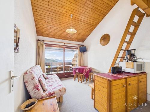 La Rosiere Apartment | Studio mezzanine cosy, balcon plein sud, quartier calme, proche pistes et commerces, navette gratuite - FR-1-398-554