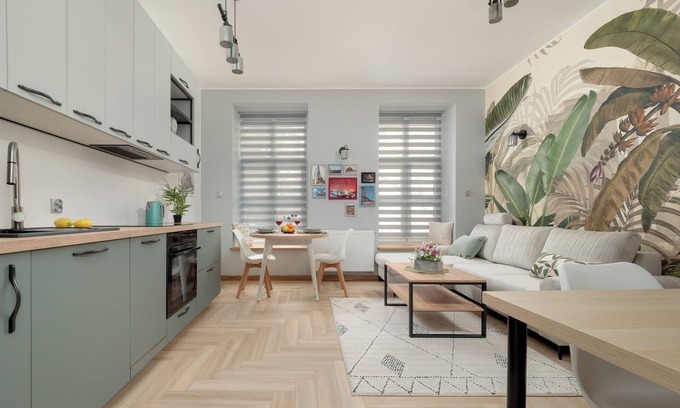 Lodz Apartment | Studio Nafabrycznej for 2 by Renters