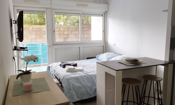 Aiguerelles Apartment | Studio near Montpellier/Plage