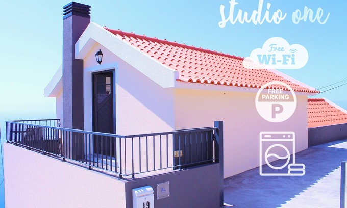 Paul do Mar Apartment | Studio One | Ocean View | Perfect Budget Couple's Retreat with Free WIFI