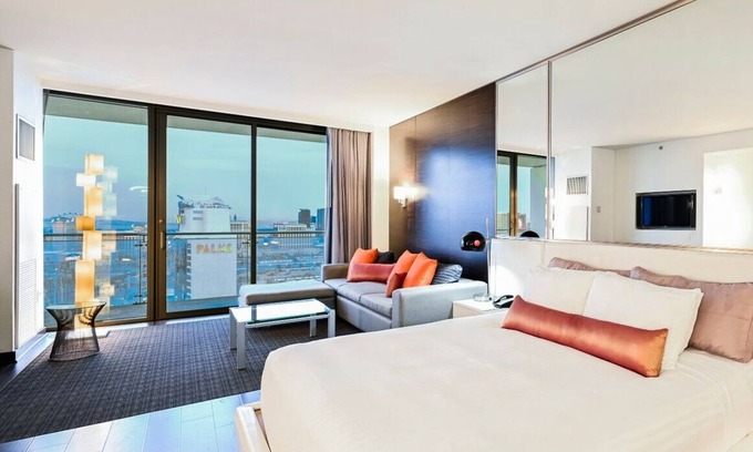 Las Vegas Apartment | Studio Strip View w/Open Balcony | at Palms Place