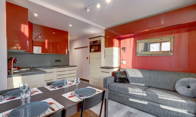 Crest-Voland Apartment | Studio Tagada - Studio Apartment, Sleeps 4