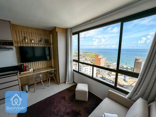Barra Apartment | Studio Vista Mar Exclusivo no Barra Premium