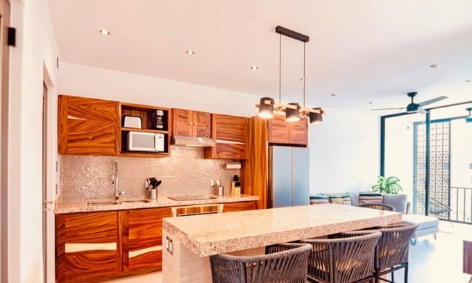 Santa Maria Huatulco Condo | Stunning 2-bedroom condo with rooftop pool & walking distance beach in Huatulco.