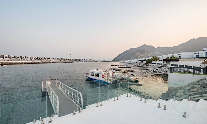 Sharm Villa | Stunning 4BR Villa with Chilled/Heated Pool in Al Dana Island, Fujairah