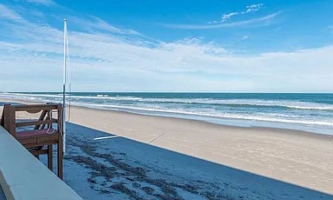 Ocean Spray Condo | Stunning beachfront ground-floor unit, a stone's throw from the sea