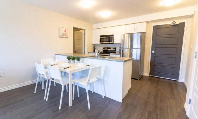 Saint John Apartment | Stunning Condo, Steps from UNB & Hospital, Patio!