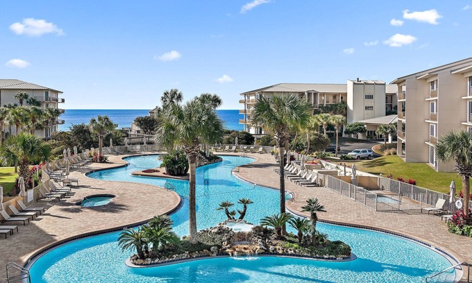 Rosemary Beach Condo | Stunning gulf view condo overlooking the pool. Ask about summer discounts!