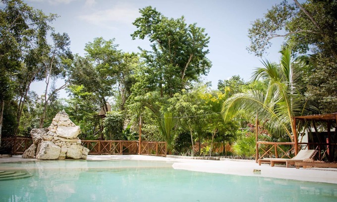 Akumal Resort | Stunning jungle retreat, Riviera Maya, secluded Cenote near Playa & Tulum.