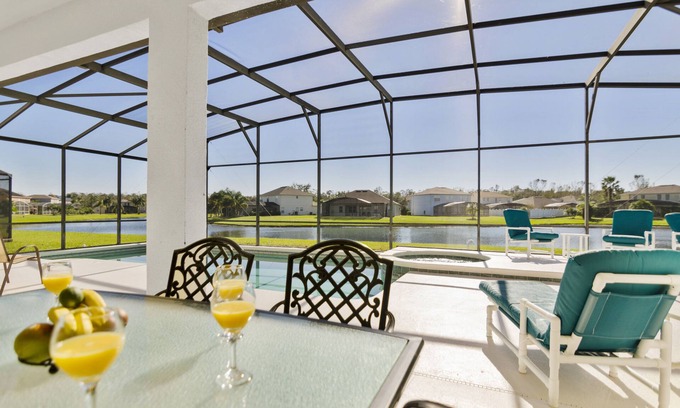Crescent Lakes Villa | Stunning Lakeview Executive Villa - south facing pool & spa
