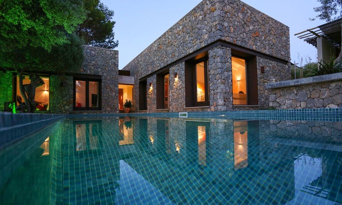 Valldemossa Villa | Stunning Modern Design Villa set on Mountain on unique location, Terraces & Pool