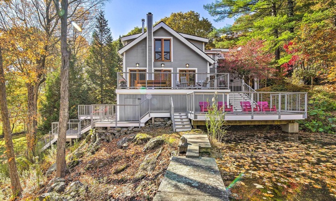 Pawling House | Stunning Pawling Retreat w/Ponds & Waterfall