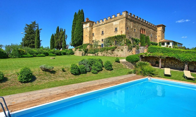 Monsanto Villa | Stunning private villa with private pool, A/C, WIFI, patio, panoramic view, close to San Gimignano