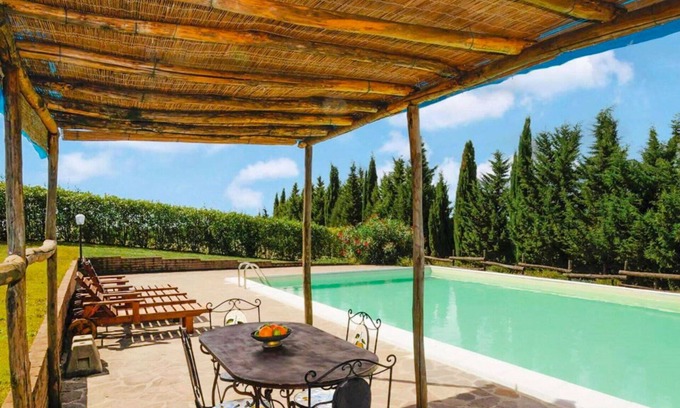 Pomarance Villa | Stunning private villa with WIFI, private pool, A/C, TV, pets allowed, panoramic view and parking
