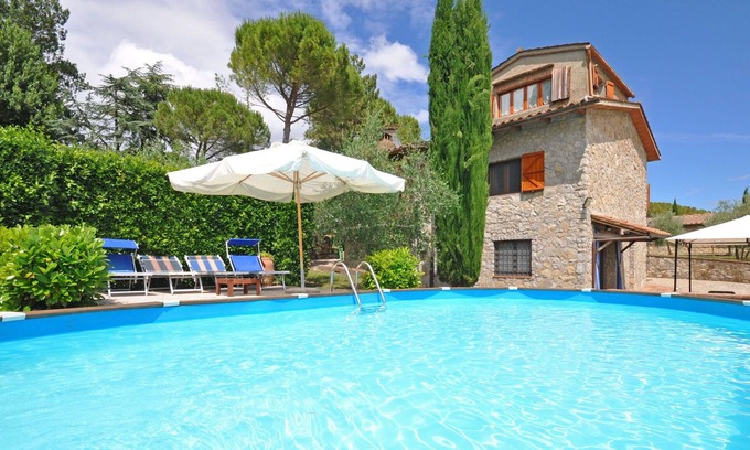 San Sano Villa | Stunning private villa with WIFI, A/C, private pool, TV, patio, panoramic view and parking
