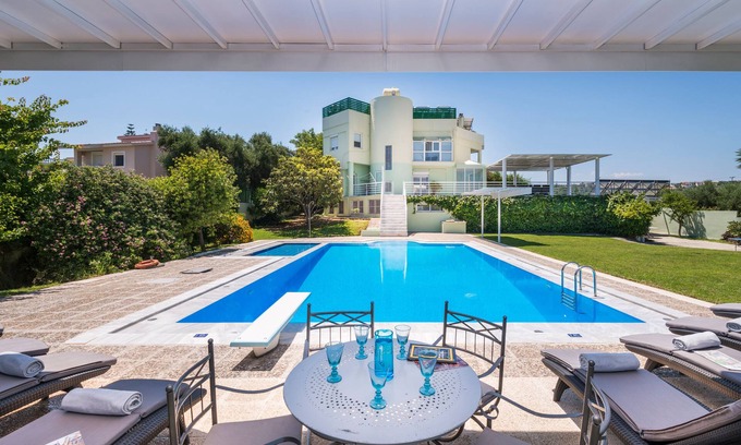 Kato Galatas Villa | Stunning villa for private Escape/Create priceless memories! large private pool