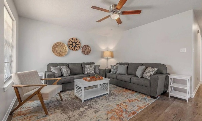 College Station House | Stylish 2BR Comfort Near Texas A&M EV-Friendly