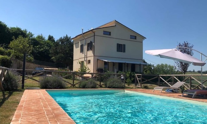 Montelparo Villa | Stylish country house, south of Le Marche, with swimming pool, BEACH & MOUNTAINS