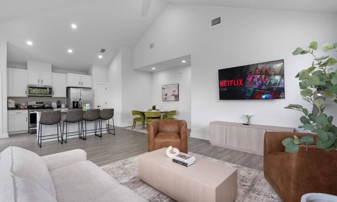 University Hills and Windsor Park House | Stylish Downtown Retreat w/Balcony, Reserved Parking + Walkable Access