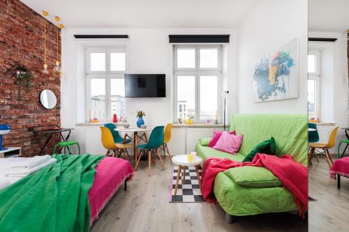 Stare Podgorze Apartment | Stylish Vibrant Studio - Kraków, Podgórze