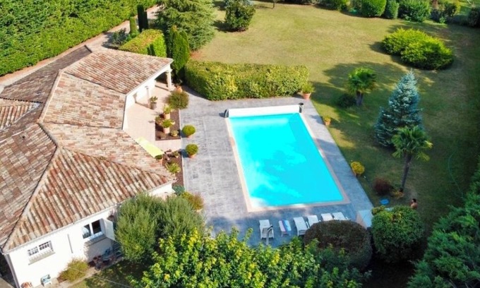Bourg-de-Peage Villa | Sublime air conditioned Villa - huge swimming pool inside a large park